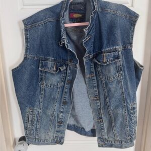 Vintage Illegal distressed denim vest